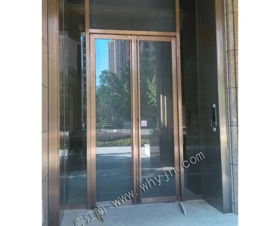 商品房小區樓宇地簧門